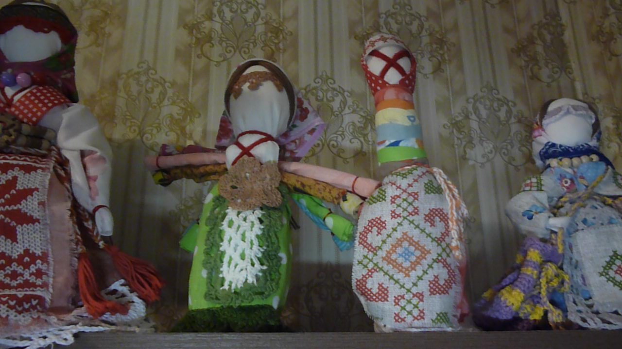 изготовление  славянских кукол